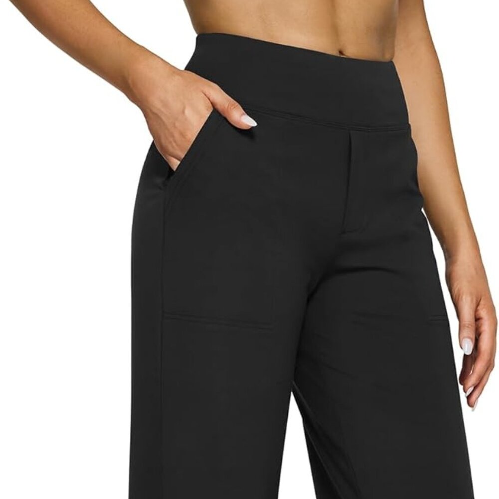 G4Free Wide Leg Pants Yoga Dress Pants | Small 29" inseam